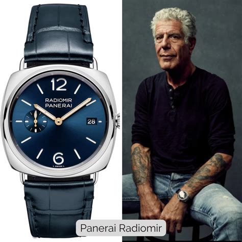 anthony bourdain panerai watch|anthony bourdain collection.